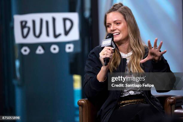 Tove Lo attends Build Presents to discuss her new album "Blue Lips" at Build Studio on November 16, 2017 in New York City.