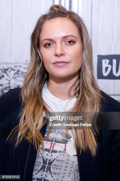 Tove Lo attends Build Presents to discuss her new album "Blue Lips" at Build Studio on November 16, 2017 in New York City.