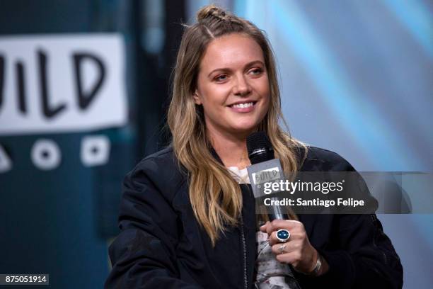 Tove Lo attends Build Presents to discuss her new album "Blue Lips" at Build Studio on November 16, 2017 in New York City.