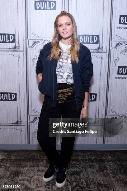 Tove Lo attends Build Presents to discuss her new album "Blue Lips" at Build Studio on November 16, 2017 in New York City.