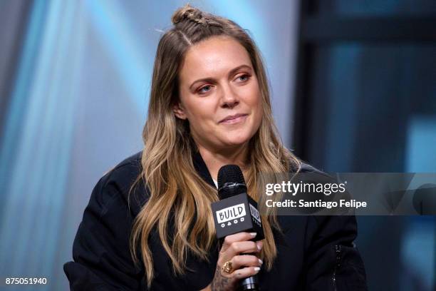 Tove Lo attends Build Presents to discuss her new album "Blue Lips" at Build Studio on November 16, 2017 in New York City.