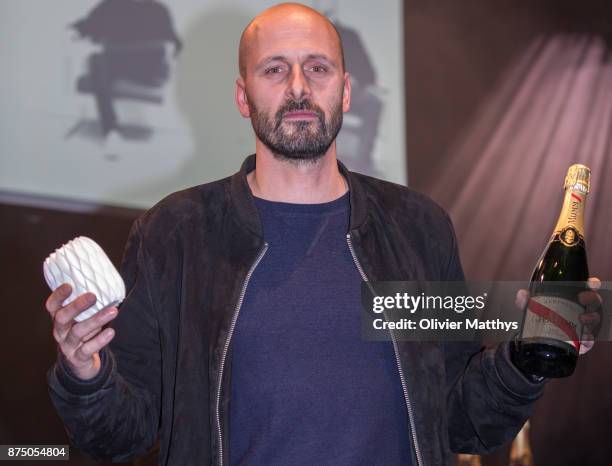 Anton Janssens wins the first edition of the Belgian Fashion Awards for entrepreneur of the year on November 16, 2017 in Antwerpen, Belgium.