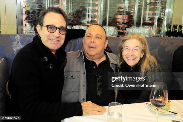 Guest, Peter Silberman and Joan Silberman attend Universal Pictures' "Get Out" Peggy Siegel Luncheon at Lincoln Ristorante on November 15, 2017 in...