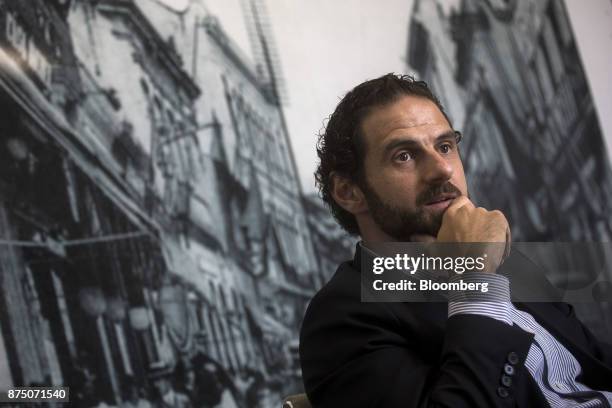 Caio Megale, economist with Itau Unibanco SA, speaks during an interview in Sao Paulo, Brazil, on Thursday, Nov. 16, 2017. Brazil's economy started...