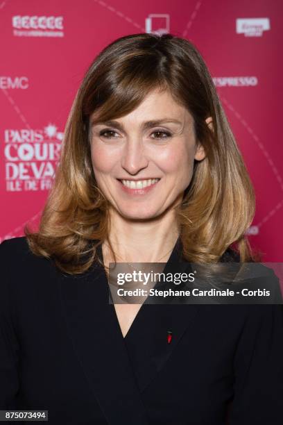 Julie Gayet attends the Paris Courts Devant : Opening Ceremony at Bibliotheque Nationale de France on November 16, 2017 in Paris, France.