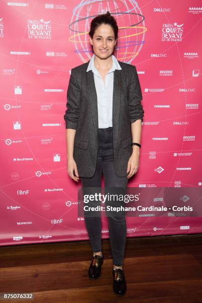 Marie Gillain attends the Paris Courts Devant : Opening Ceremony at Bibliotheque Nationale de France on November 16, 2017 in Paris, France.