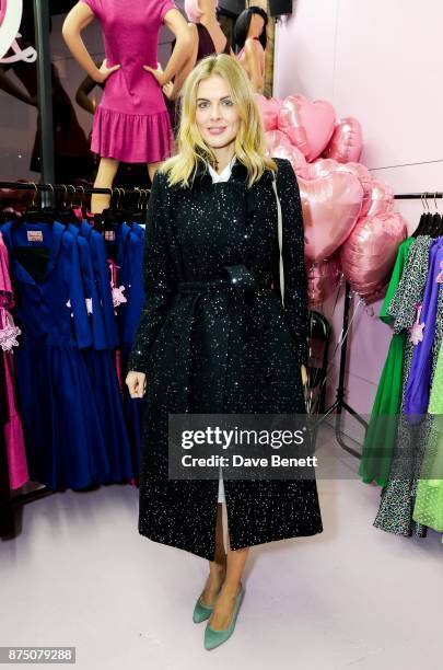 Donna Air attends the launch of Vienna based designer Lena Hoschek's London pop up store in Shoreditch on November 16, 2017 in London, England.