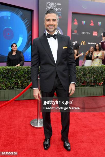 Co-host Jaime Camil attends The 18th Annual Latin Grammy Awards at MGM Grand Garden Arena on November 16, 2017 in Las Vegas, Nevada.