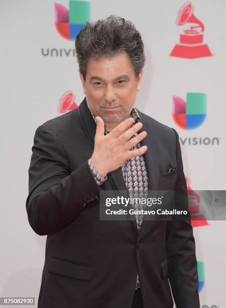 Andres Calamaro attends the 18th Annual Latin Grammy Awards at MGM Grand Garden Arena on November 16, 2017 in Las Vegas, Nevada.