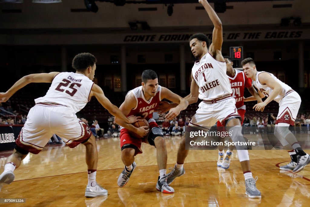 COLLEGE BASKETBALL: NOV 14 Sacred Heart at Boston College