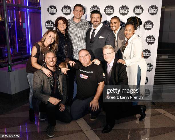 The hosts and judges for the 2017 DC Central Kitchen's Capital Food Fight (: TV host Fanny Slater, Journalist Ana Navarro, Washington Nationals' Ryan...