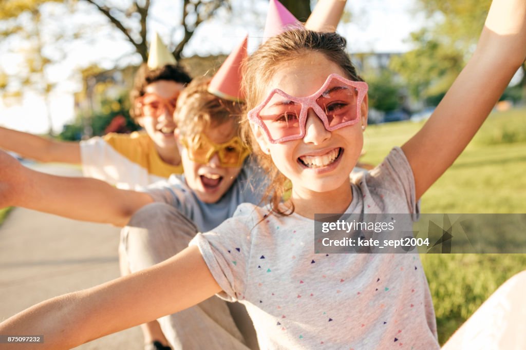 Kids having fun