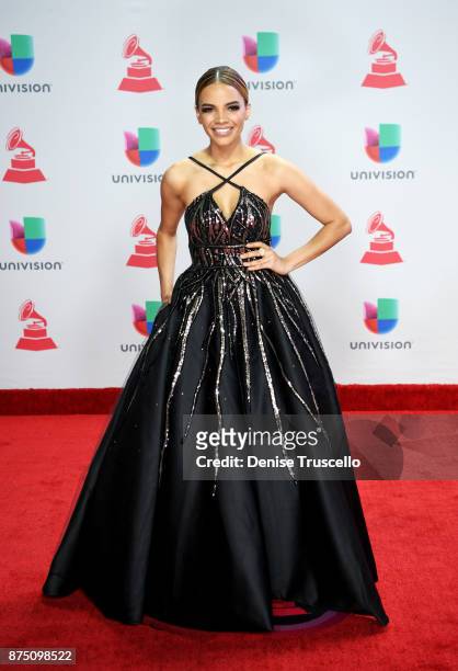 Leslie Grace attends the 18th Annual Latin Grammy Awards at MGM Grand Garden Arena on November 16, 2017 in Las Vegas, Nevada.