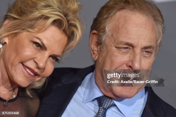 Producer Charles Roven and Stephanie Haymes Roven arrive at the premiere of Warner Bros. Pictures' 'Justice League' at Dolby Theatre on November 13,...