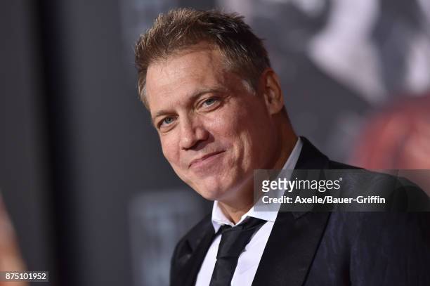 Actor Holt McCallany arrives at the premiere of Warner Bros. Pictures' 'Justice League' at Dolby Theatre on November 13, 2017 in Hollywood,...