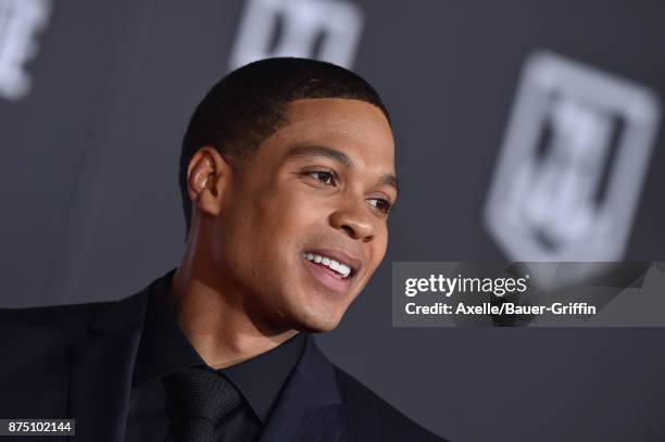 Actor Ray Fisher arrives at the premiere of Warner Bros. Pictures' 'Justice League' at Dolby Theatre on November 13, 2017 in Hollywood, California.