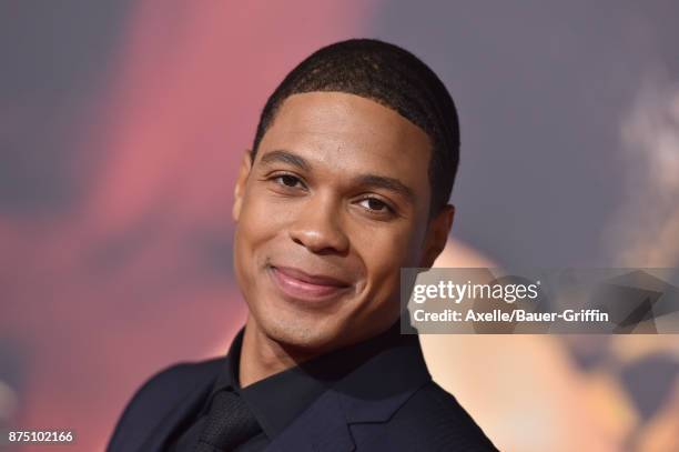 Actor Ray Fisher arrives at the premiere of Warner Bros. Pictures' 'Justice League' at Dolby Theatre on November 13, 2017 in Hollywood, California.