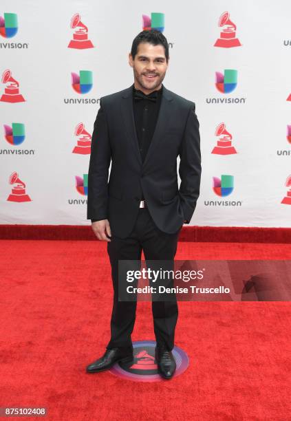 Marco de la O attends the 18th Annual Latin Grammy Awards at MGM Grand Garden Arena on November 16, 2017 in Las Vegas, Nevada.