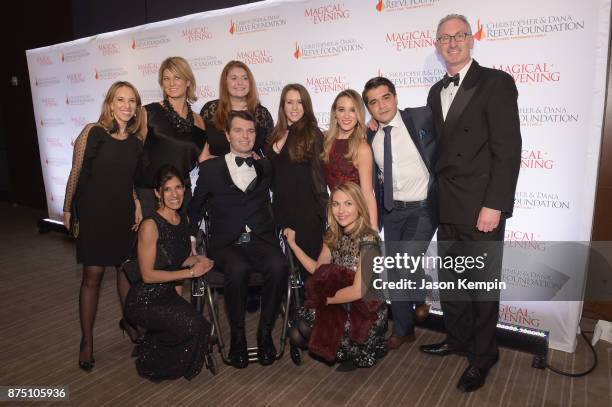 Francesco Clark and guests attend "A Magical Evening" Gala hosted by The Christopher & Dana Reeve Foundation a at Conrad Hotel on November 16, 2017...