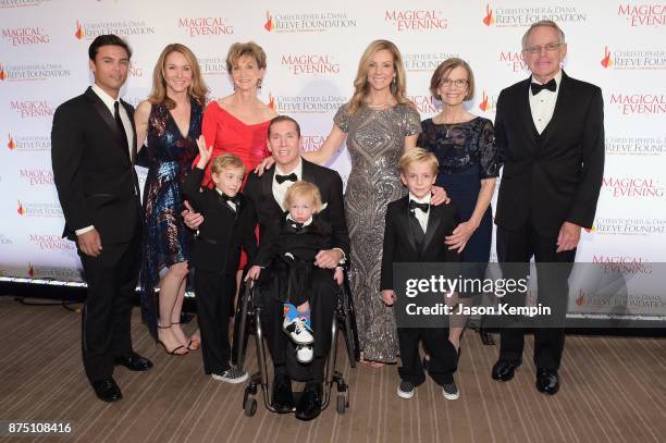 Chris Bridgman, Jennifer Bridgman and guests attend "A Magical Evening" Gala hosted by The Christopher & Dana Reeve Foundation a at Conrad Hotel on...
