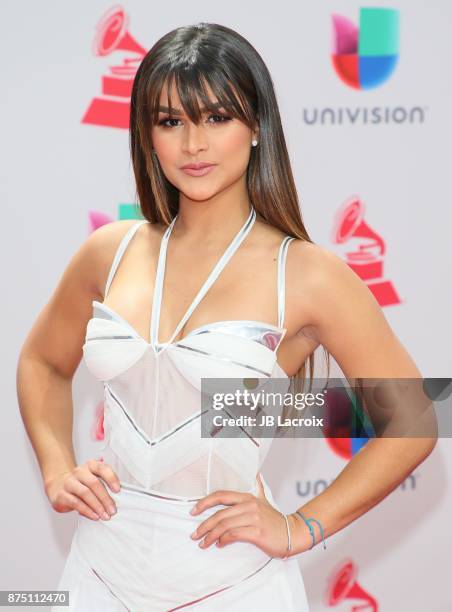 Clarissa Molina attends the 18th Annual Latin Grammy Awards on November 16, 2017 in Las Vegas, Nevada.