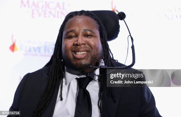 Eric LeGrand attends 2017 Christopher & Dana Reeve Foundation "A Magical Evening" Gala at The Conrad New York on November 16, 2017 in New York City.