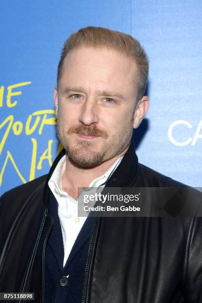 Actor Ben Foster attends The Cinema Society screening of Sony Pictures Classics' "Call Me By Your Name" at Museum of Modern Art on November 16, 2017...