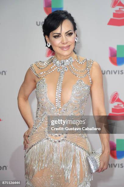Maribel Guardia attends the 18th Annual Latin Grammy Awards at MGM Grand Garden Arena on November 16, 2017 in Las Vegas, Nevada.