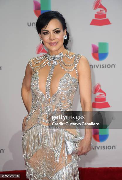 Maribel Guardia attends the 18th Annual Latin Grammy Awards at MGM Grand Garden Arena on November 16, 2017 in Las Vegas, Nevada.