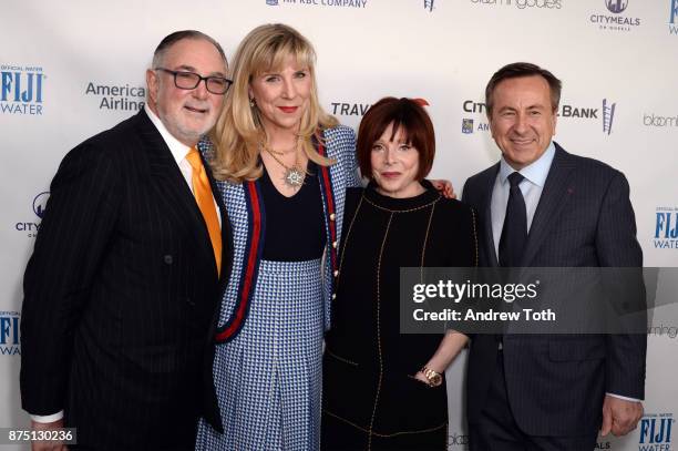 Bob Grimes, Margo MacNabb Nederlander, Patricia Wexler and Daniel Boulud attend the 31st Annual Citymeals on Wheels Power Lunch for Women at The...