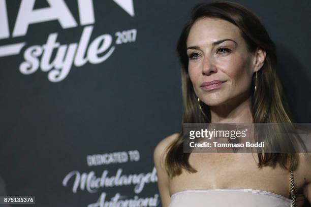 Claire Forlani attends the Cinema Italian Style '17 Opening Night Gala Premiere Of "A Ciambra" at the Egyptian Theatre on November 16, 2017 in...