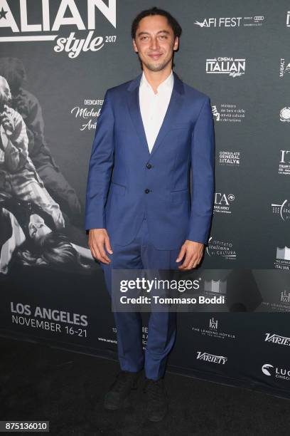 Jonas Carpignano attends the Cinema Italian Style '17 Opening Night Gala Premiere Of "A Ciambra" at the Egyptian Theatre on November 16, 2017 in...