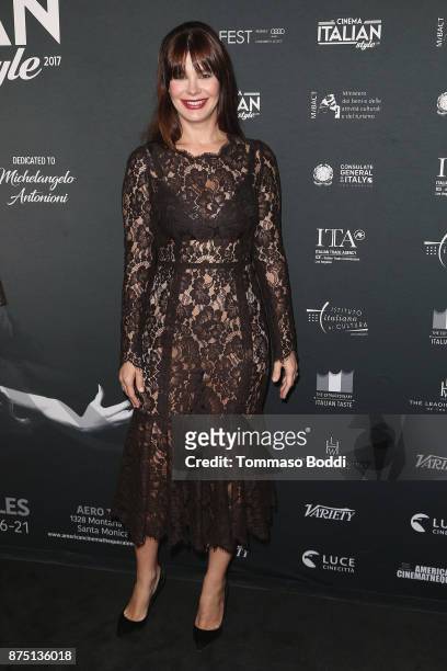 Lucila Sola attends the Cinema Italian Style '17 Opening Night Gala Premiere Of "A Ciambra" at the Egyptian Theatre on November 16, 2017 in...