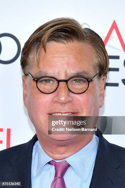 Aaron Sorkin attends the screening of "Molly's Game" at the Closing Night Gala at AFI FEST 2017 Presented By Audi at TCL Chinese Theatre on November...