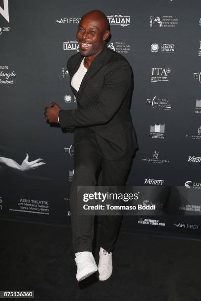 Jimmy Jean-Louis attends the Cinema Italian Style '17 Opening Night Gala Premiere Of "A Ciambra" at the Egyptian Theatre on November 16, 2017 in...