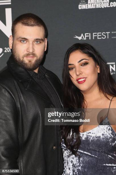 Weston Cage and guest attend the Cinema Italian Style '17 Opening Night Gala Premiere Of "A Ciambra" at the Egyptian Theatre on November 16, 2017 in...