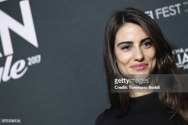 Luisa Moraes attends the Cinema Italian Style '17 Opening Night Gala Premiere Of "A Ciambra" at the Egyptian Theatre on November 16, 2017 in...