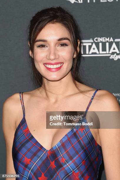 Mariela Garriga attends the Cinema Italian Style '17 Opening Night Gala Premiere Of "A Ciambra" at the Egyptian Theatre on November 16, 2017 in...