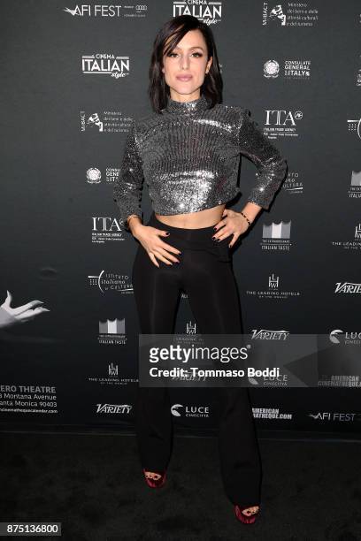 Tatiana Luter attends the Cinema Italian Style '17 Opening Night Gala Premiere Of "A Ciambra" at the Egyptian Theatre on November 16, 2017 in...