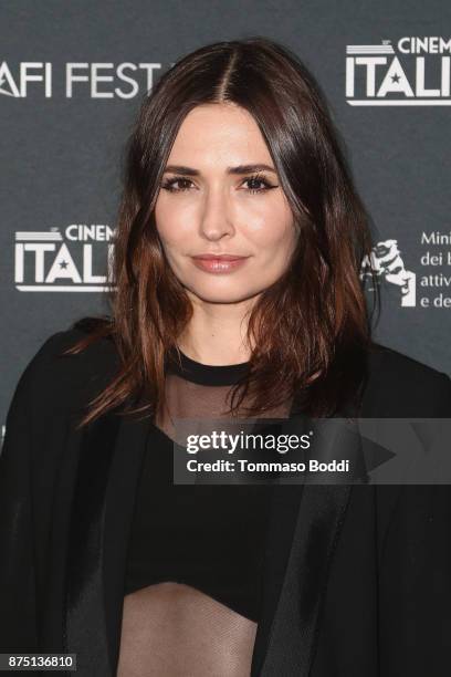 Karolina Wydra attends the Cinema Italian Style '17 Opening Night Gala Premiere Of "A Ciambra" at the Egyptian Theatre on November 16, 2017 in...