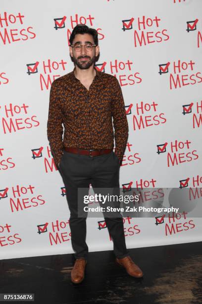 Max Crumm attends "Hot Mess" opening night after party at Thalia on November 16, 2017 in New York City.