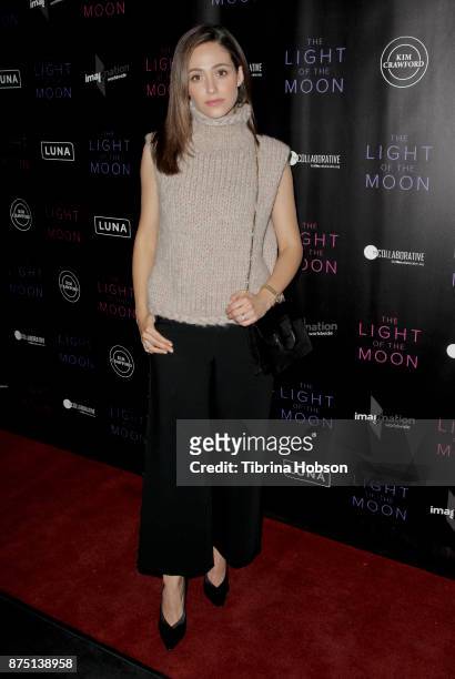 Emmy Rossum attends 'The Light Of The Moon' Los Angeles premiere at Laemmle Monica Film Center on November 16, 2017 in Santa Monica, California.