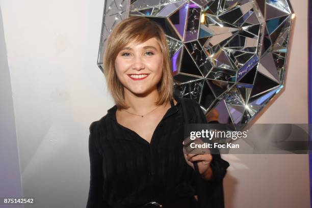 Actress Berangere Krief attends the 'Second Life' By Le Diamantaire Private Exhibition Preview at Atelier Philippe Berry on November 16, 2017 in...