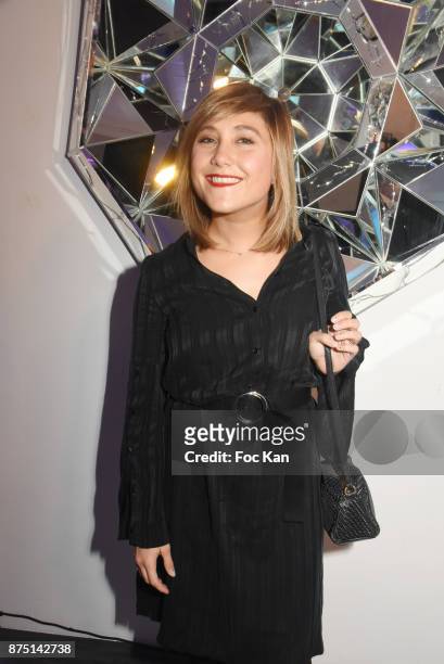 Actress Berangere Krief attends the 'Second Life' By Le Diamantaire Private Exhibition Preview at Atelier Philippe Berry on November 16, 2017 in...