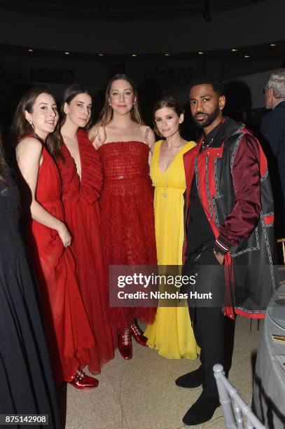 Alana Haim, Danielle Haim, Este Haim, Kate Mara and Big Sean attend the 2017 Guggenheim International Gala made possible by Dior on November 16, 2017...