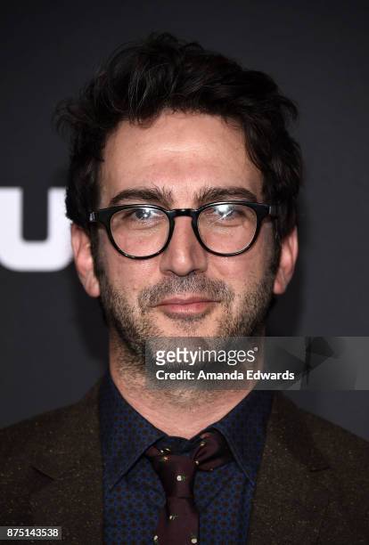 Executive producer Josh Schwartz arrives at the premiere of Hulu's "Marvel's Runaways" at the Regency Bruin Theatre on November 16, 2017 in Los...