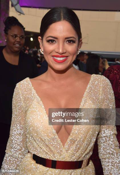 Pamela Silva Conde attends The 18th Annual Latin Grammy Awards at MGM Grand Garden Arena on November 16, 2017 in Las Vegas, Nevada.