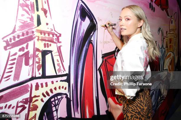 Pom Klementieff attends Christian Louboutin and Sabyasachi Unveil Capsule Collection at Just One Eye on November 16, 2017 in Los Angeles, California.