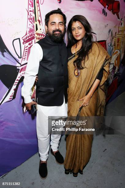 Sabyasachi and guest attend Christian Louboutin and Sabyasachi Unveil Capsule Collection at Just One Eye on November 16, 2017 in Los Angeles,...