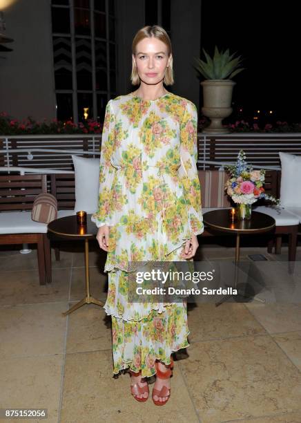 Lara Worthington at Zimmermann Los Angeles Dinner at Sunset Tower on November 16, 2017 in West Hollywood, California.